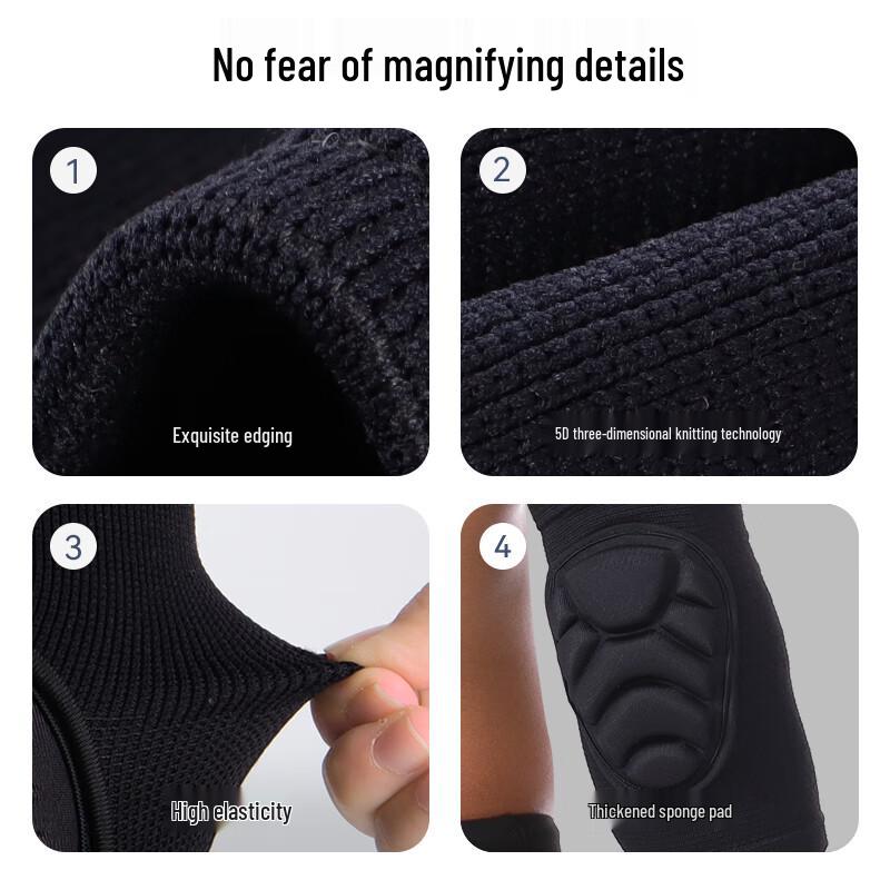 Zestaw różowych ochraniaczy na kolana i łokcie Beirong