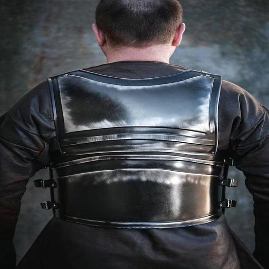 Dwarf Knight Blackened Steel Full Armor Cosplay Battle Gear Reconstruction Warrior Armor Style