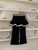 Jenny Kids Korean Style Skirt-Pants Set for Girls - Autumn/Winter 2026 Versatile Velvet Outfit