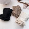 VREOVOR Vintage Hollow Lace Scarf Women's Shawl Silk Transparent White Gauze Embroidered Thin Cotton and Linen Spring and Autumn