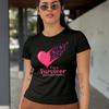 I Am A Survivor Hearts Butterflies T Shirt Breast Cancer Awareness Women Tee Top