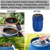 Rain Barrels Screen Water Bucket Covers,Rainwater Collector Tank Net Cover,Rain Water Collection Bucket Netting with Drawstring