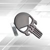 Car Badges Skull Emblem Metal Stickers Body Decals Grille Decor For Jeep Gladiator Patriot Liberty Grand Cherokee Wrangler ALX1
