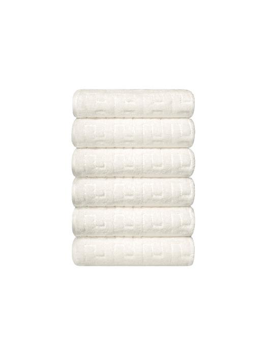 TETO 6P Signature Cream Supima Towel 230g 230g cream