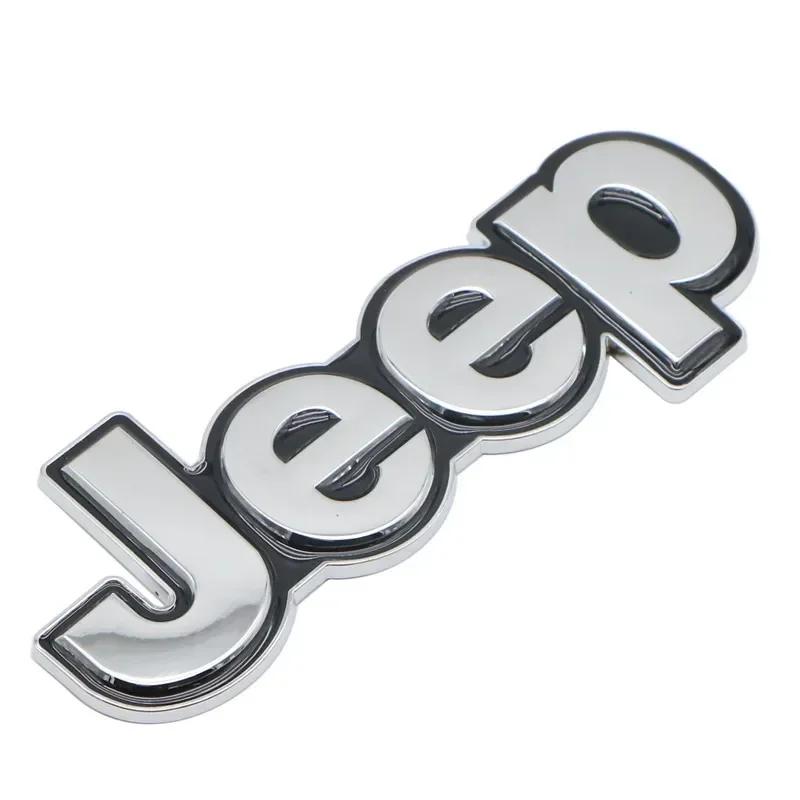 

Cup Holders For Jeep Grand Cherokee Wrangler Renegade Compass JK Patriot Auto Rear Trunk Badge Styling Metal Car Emblem