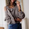 Women's Sweater, Solid Color, Long Sleeve for Fall and Winter