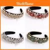 Fascia Classica Barocca in Raso con Strass e Perle per Donna