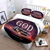 Inspirational Religious Set For Reflection Kid'S And Adults' Bedroom Decor, Exquisite Three-Piece Bedding Set Gift