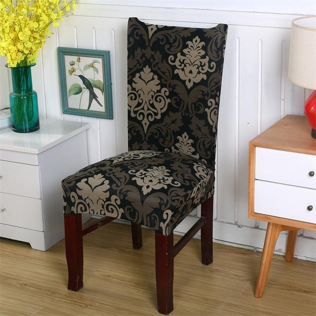 Elastic Chair Slipcover Case Stretch Chair Covers For Wedding Hotel Banquet Dining Room Spandex Dining Chair Cover