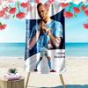 Erling Braut Haaland Print Beach Towel, Large Soft Quick Dry Towel for Beach Camping Swimming