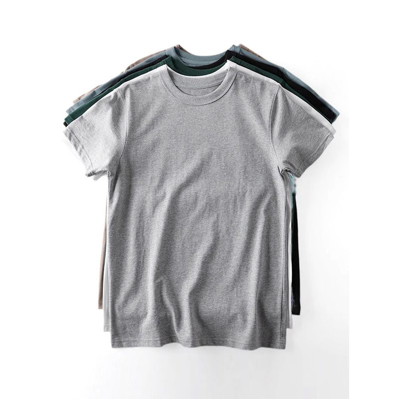 Amekaji 300G Heavy Weight T-Shirt Men's Short Sleeve Summer American Cotton Base Shirt Export Men's Clothing Cotton T-shirt