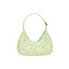 By Far Amber Sequin Laser Colorful Leather Underarm Bag Crescent Handheld Shoulder Clutch Women bags Green 21PFBASPARDHOLOSMA