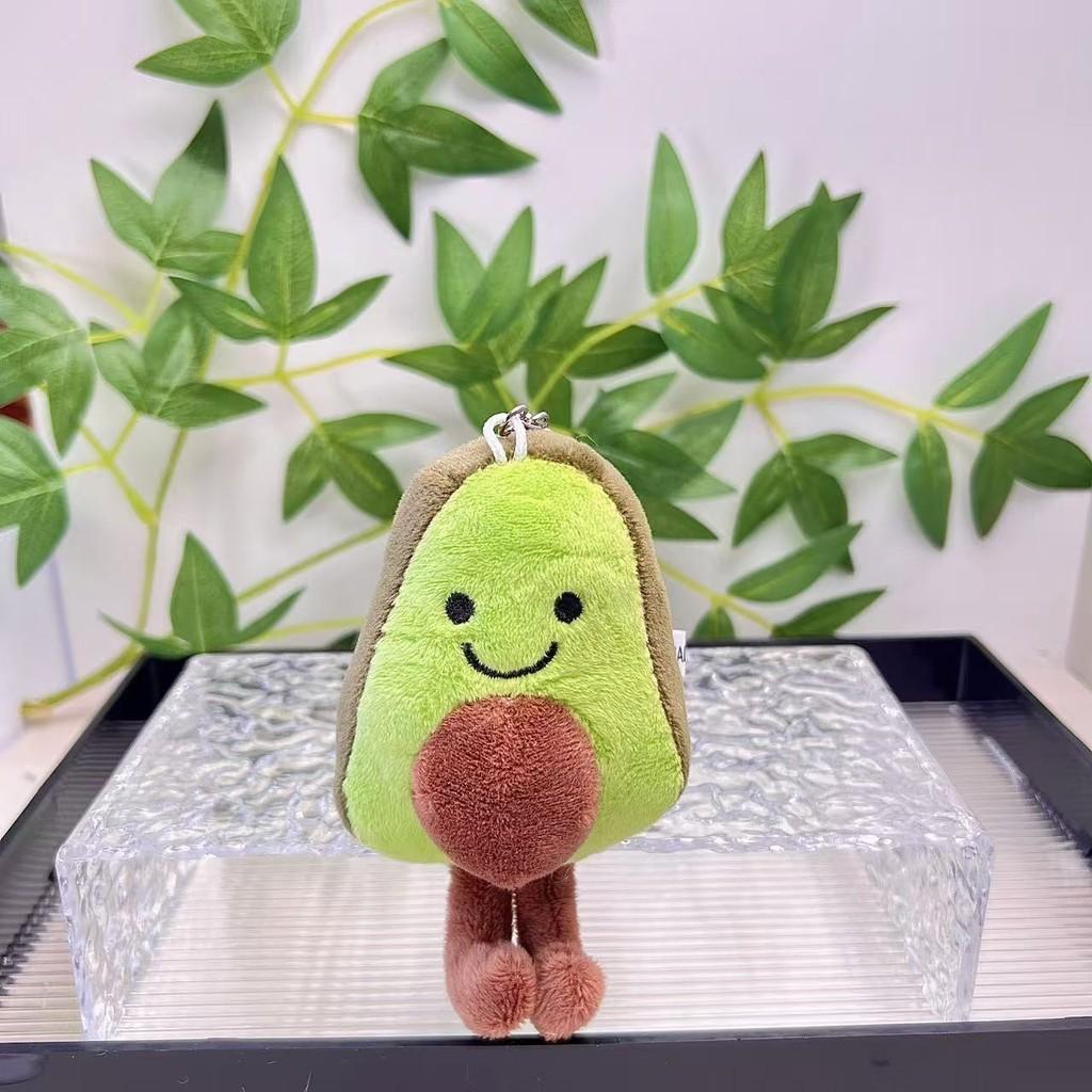 

Avocado Playful Capybara Plush Toy Adorable Keychain Perfect For Bag Accessories