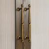 Retro Copper Antique Cabinet Drawers Handles Italian French Minimalist Light Luxury Furniture Wardrobe Door Pulls Vintage Home D