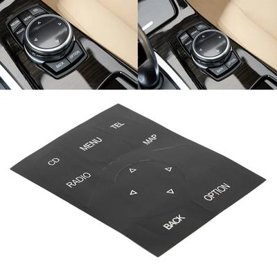 1 Set Car Universal For iDrive Repair Kit Replacement Control Stickers New Fix Faded Ugly Buttons For BMW 3 Series & 5 Series