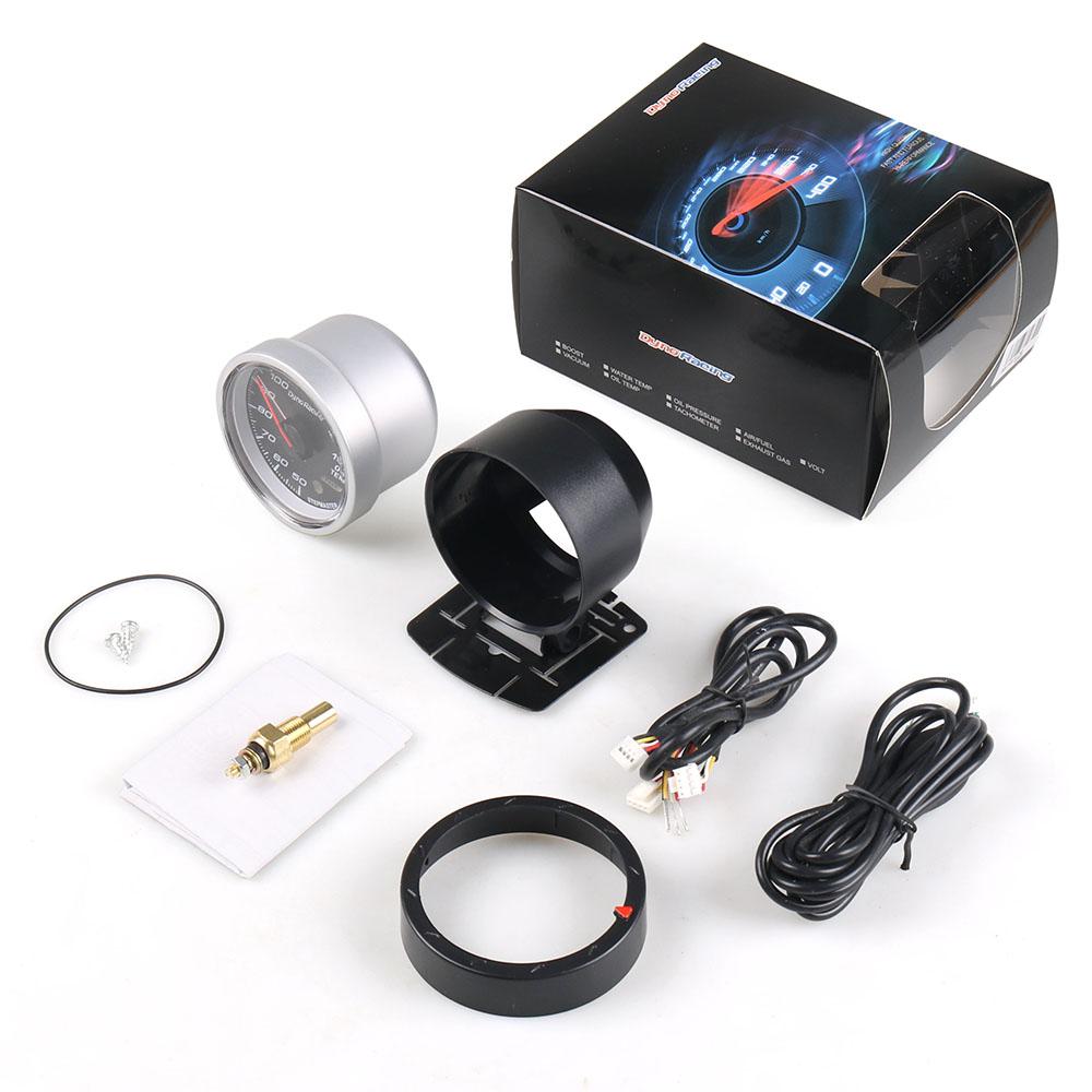 Dynoracing turbo boost gauge bar ,water temperature,oil temperature ,oil pressure ,tachometer ,volt ,exhaust gas gauge