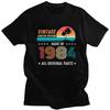 Vintage Limited Edition Made In 1984 T Shirt for Men 100 Cotton 41th 41 Years Birthday Tshirt Short Sleeve Tee Shirt Clothing