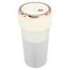 Blender Cup Beige 300ml 1500mAh USB Rechargeable Cordless 22000rpm Smoothie Blender Cup with 3D