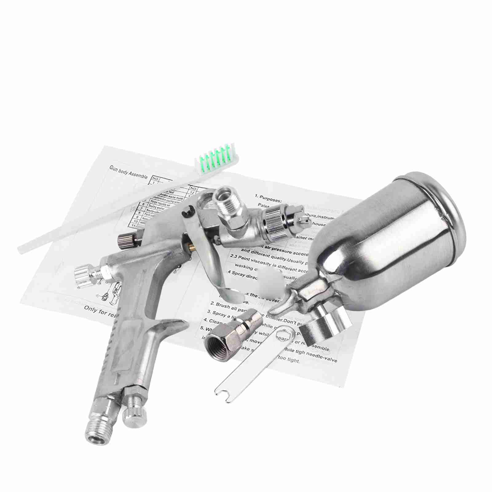 

0.5mm Nozzle 125ml Gravity Feeding Mode Pneumatic Tool F2 Air Paint Spray Gun