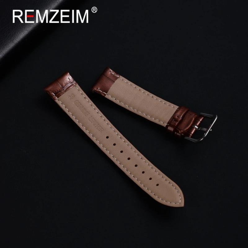 Men Women Fashion Bright Genuine Leather Watch Straps 12/14/16/18/20/22mm Watchbands Bracelet Smooth Replacement Wristband