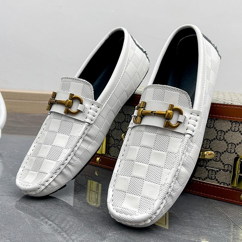 Men’s Moccasins Penny Loafer Driving Shoes Comfort Leather Flats Casual Slip-ons Plus Size Color Shoes for Men