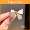 No Brand 14k Gold Plated Zircon Butterfly Knot Open Ring For Women Fashion Jewelry