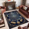 Witchcraft Theme Crystal Velvet Rug Personalized Custom Name Text Soft Floor Mat Home Decor