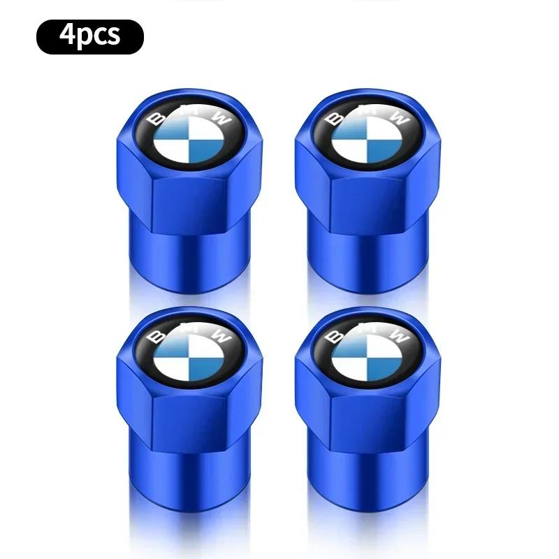 4 Pezzi Styling Auto Tappi Valvola a Vite per Pneumatici Ruote Emblema Per BMW M E81 E90 E92 E93 F30 E60 E61 F07 F10 F18 F12 X2 Serie 3 4 5 6 7