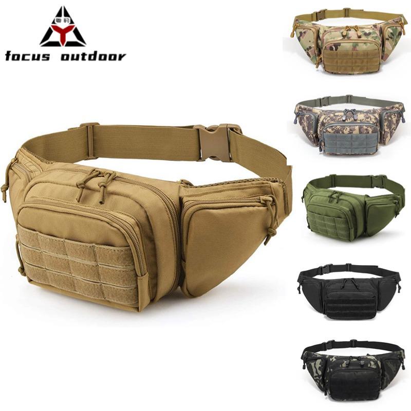 Outdoor Waterproof Camouflage Waist & Chest Bag - Unisex, Multi-Function for Fishing