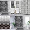 Curtains Shower Weighted Mould Proof Resistant Grey Black Shower Curtain Machine