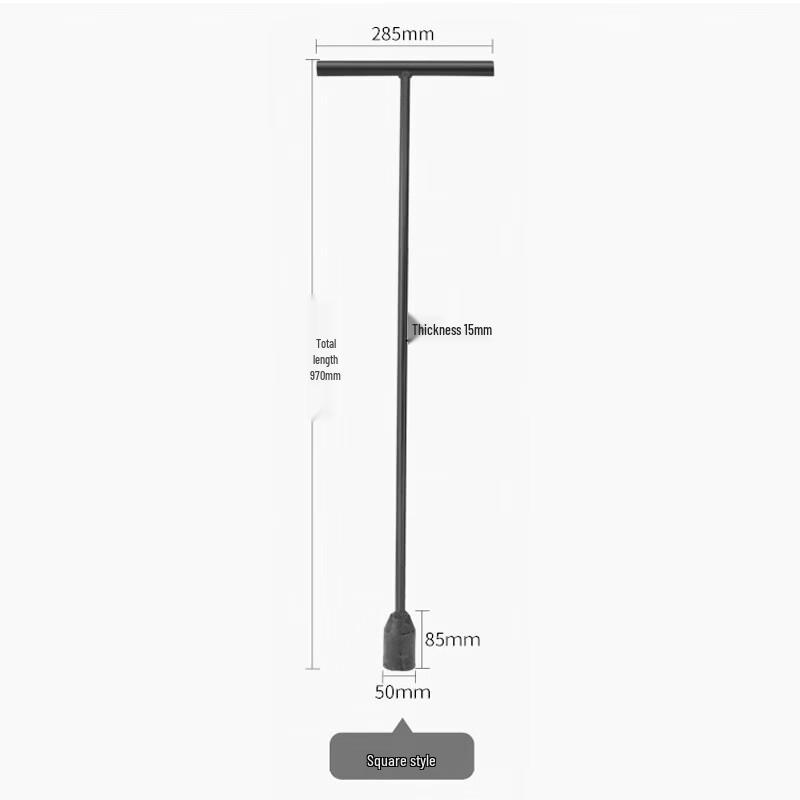 Mygian Thickened Cast Steel Fire Hydrant Wrench Socket
