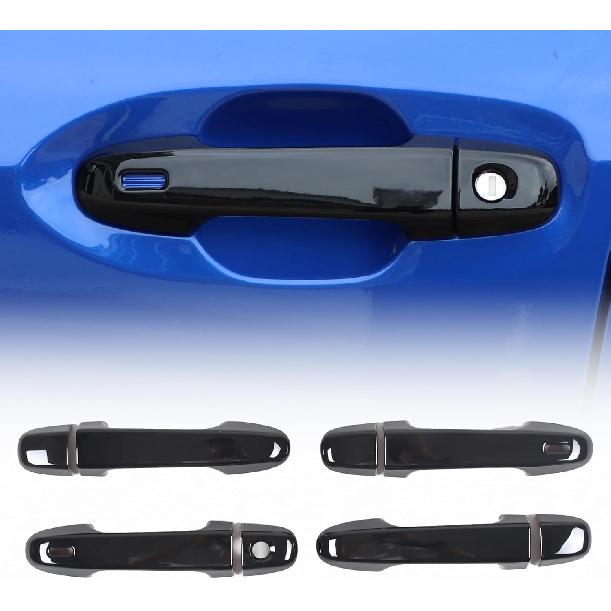 Car Exterior Door Handle Cover Trim Compatible with Subaru WRX 2021-2023, Sedan Side Smart Door Handle Cover Trim, ABS Plastic Carbon Fiber Pattern