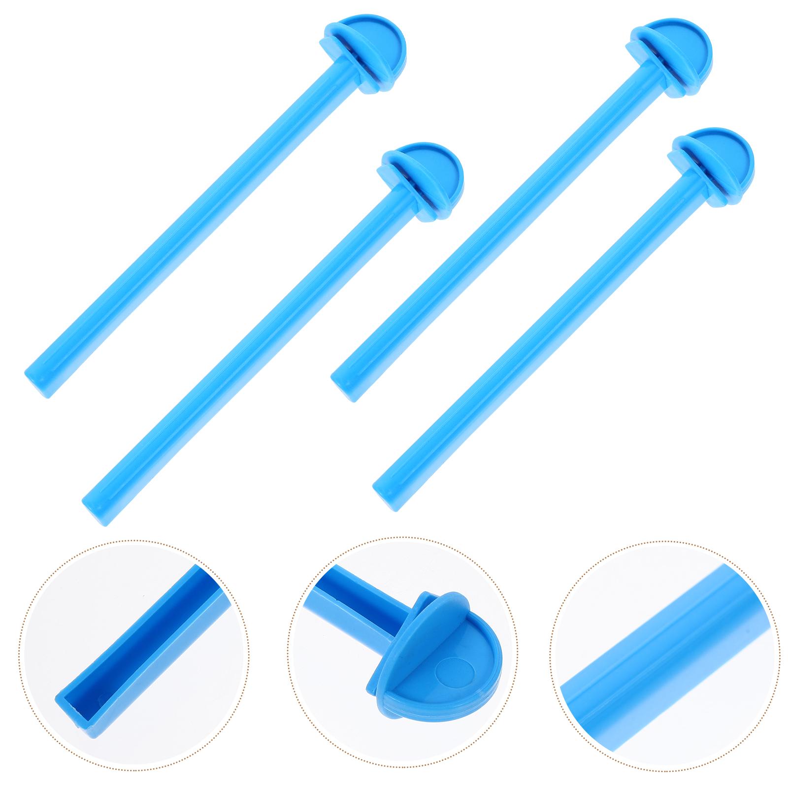 10Pcs Plastic Bird Perch Station Rod Standing Stick Cage Accessory Random Eco Friendly Durable Parrot Stand For Cage 16.00X3.00X3.00CM зелёный