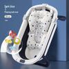 Foldable Baby Reclining Bath Tub, Large Infant Bathtub for Home Use