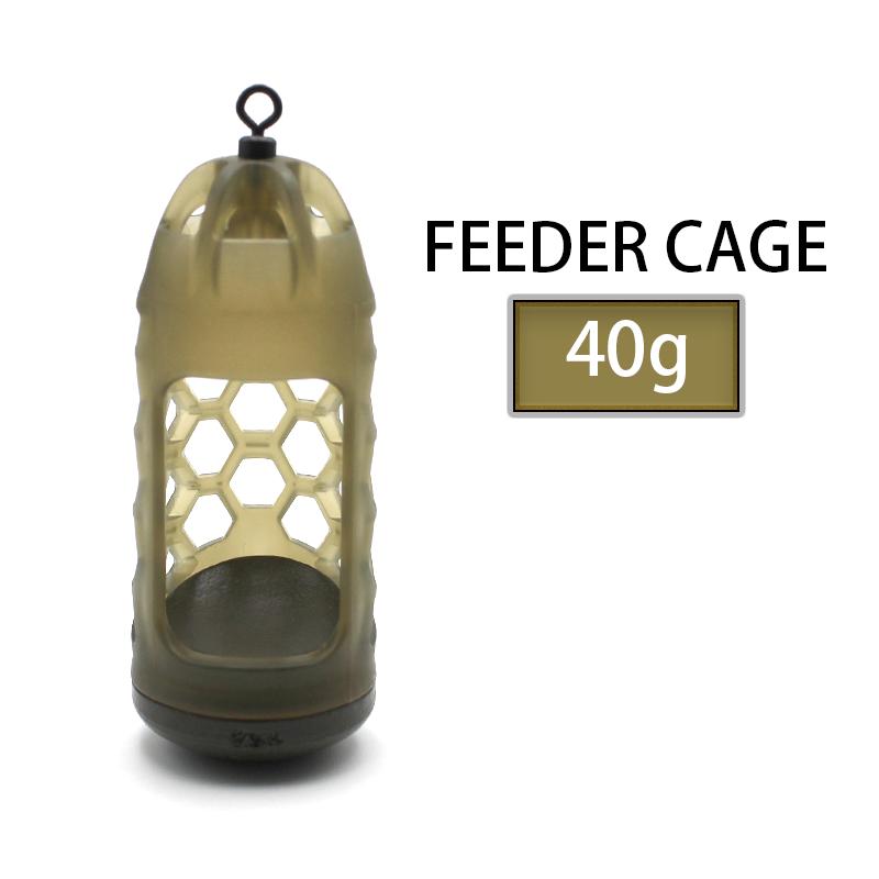 1 PZ Attrezzatura da Pesca alla Carpa Gabbia per Esca 30/40/50G Gabbia per Esca a Rilascio Rapido Cestino Gabbia Alimentatore Metodo Esca Accessori per Attrezzatura da Pesca