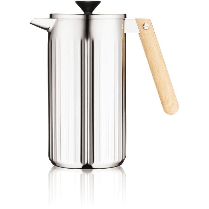 Cafetiere a piston - BODUM - Douro - Double paroi - 8 tasses - 1 l - En inox