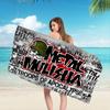 M-Metal M-Mulisha Microfiber Printed Beach Towel Mountain Climbing Yoga Beach Swimming Running Absorbent Soft Towel