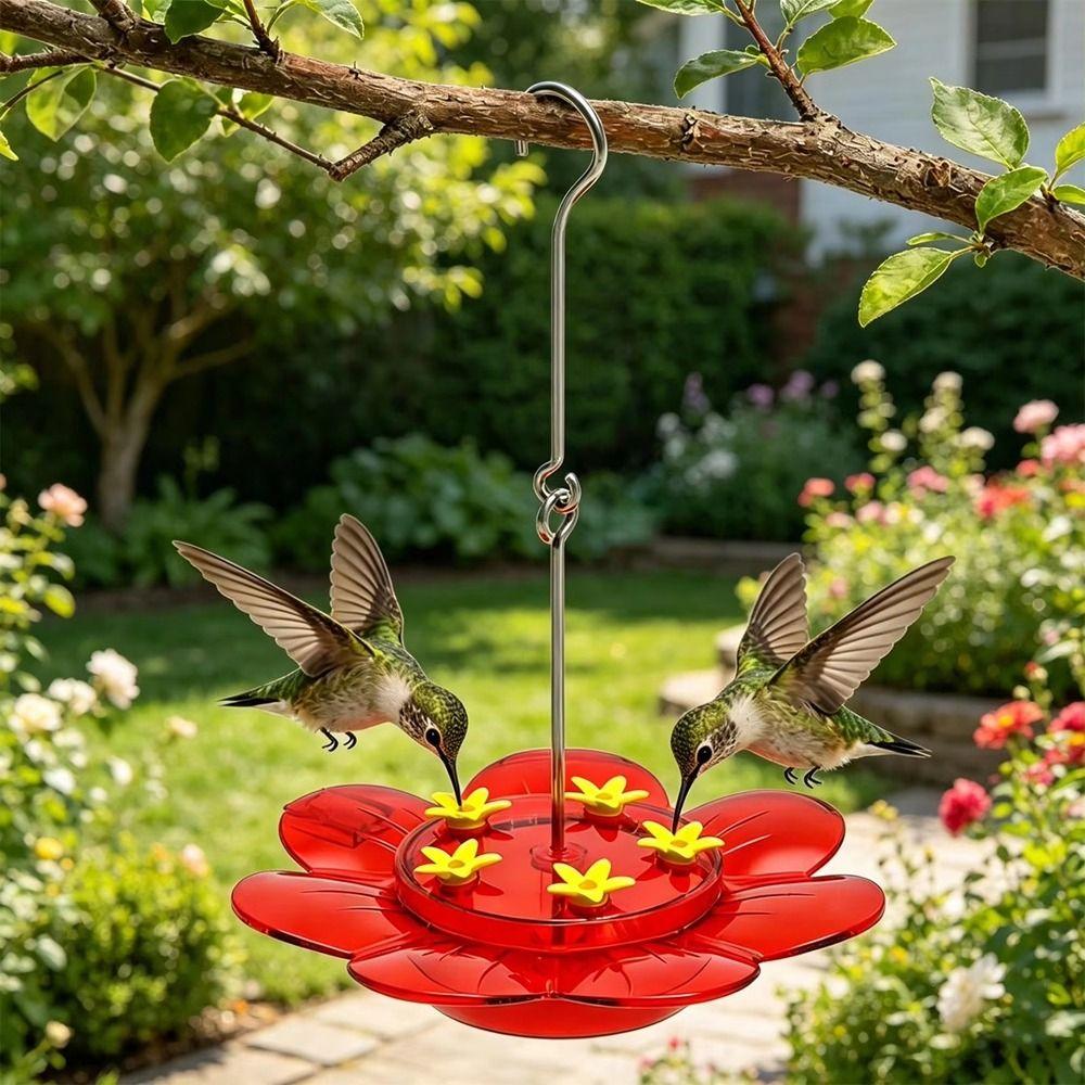 Decorative Hanging Feeder Weather-Resistant Window Feeding Station Bird Water Bowl Animal Lovers