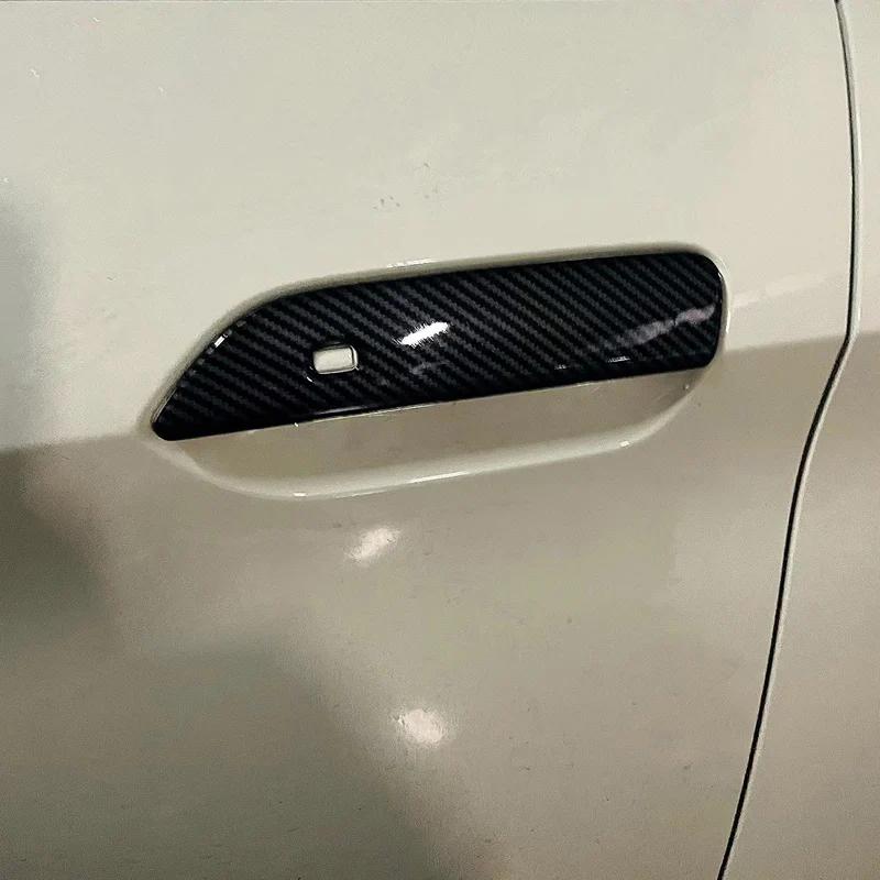 För Byd ATTO 2 EV 2025 Tillbehör ABS Kolfiber Dörrhandtagsskydd Dörrskål Reptålig List Dekorativa Dekaler