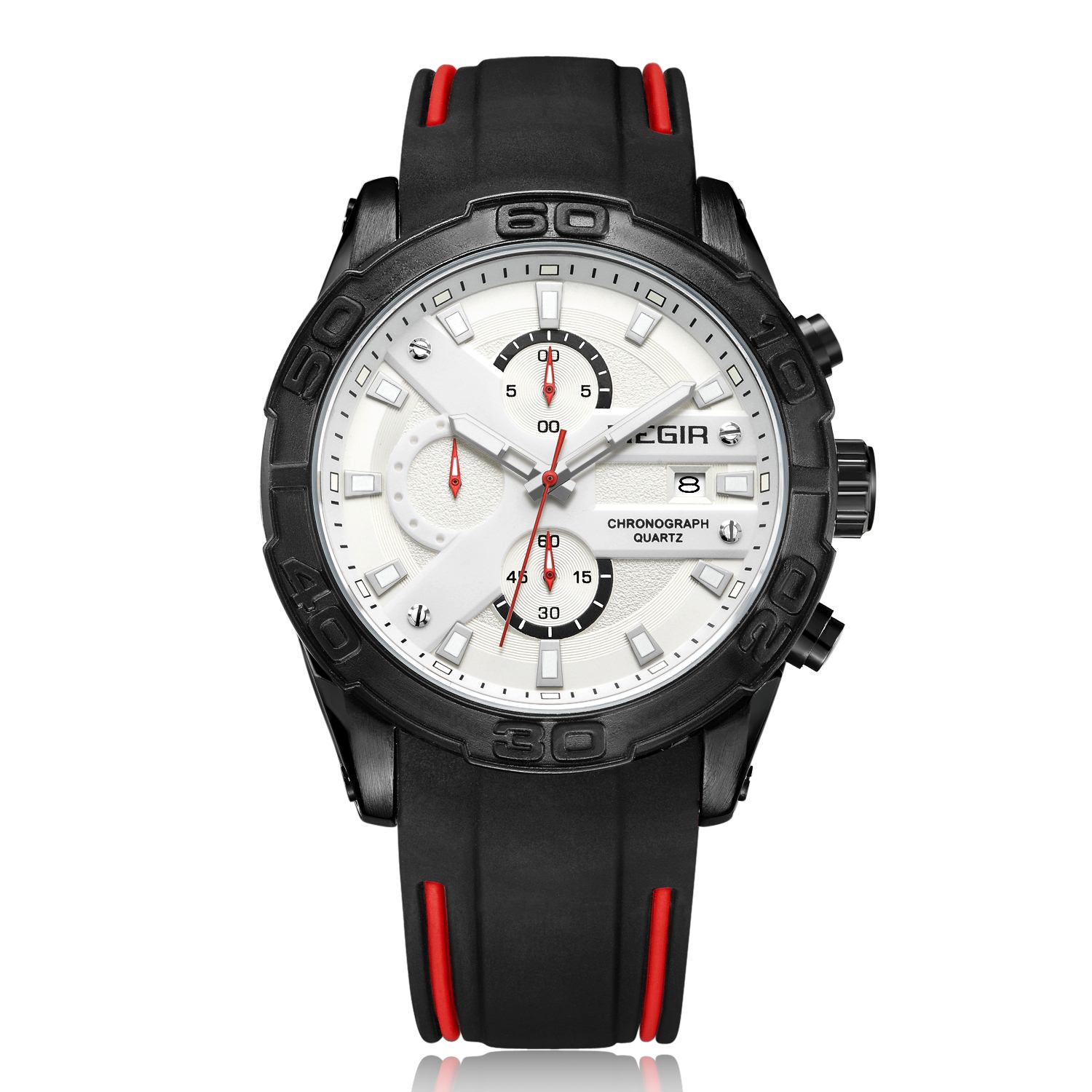

Чоловічий спортивний годинник MEGIR Chronograph Relogio Masculino найкращий бренд Модні силіконові кварцові армійські наручні годинники Годинник чоловічий 2055