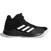 Adidas Pro Spark 2018 K Breathable Mid top Children's Basketball Shoes Black White Gray Kids' AH2644