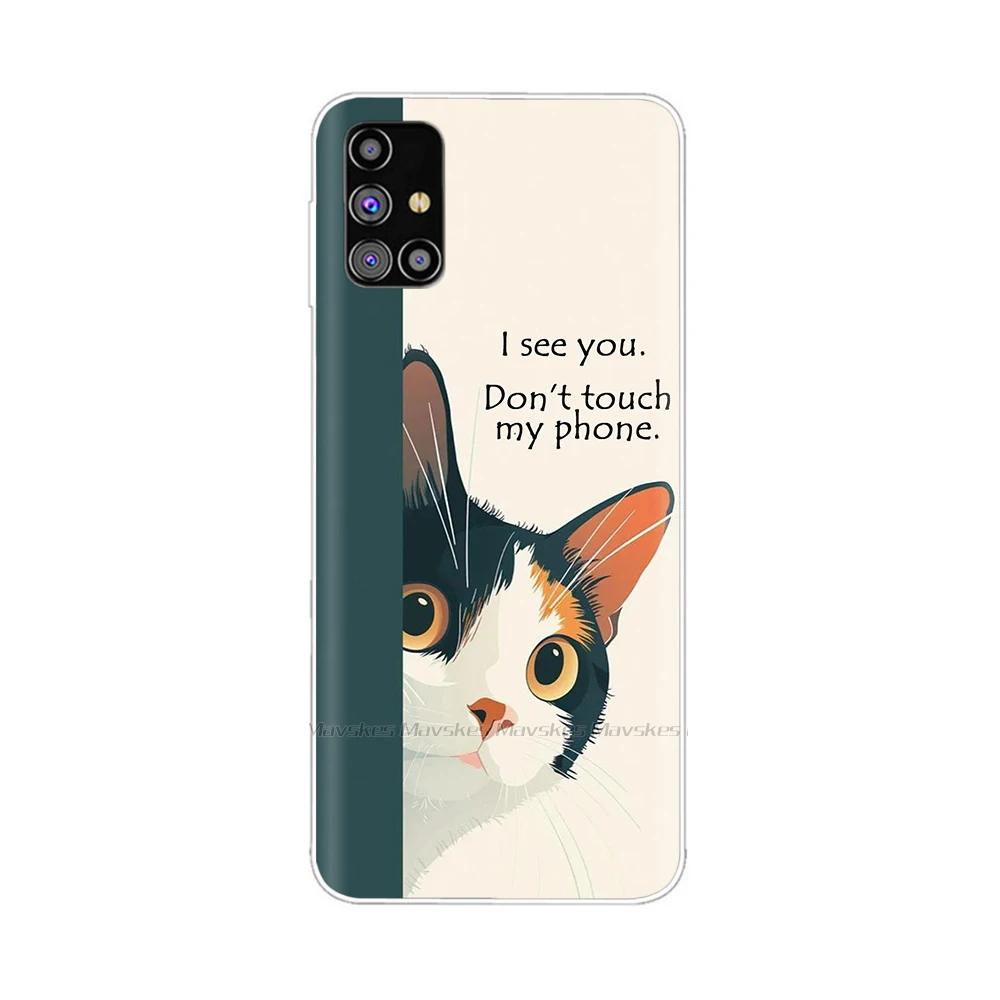 For Samsung Galaxy M51 Case SM-M515F Phone Case Creative Full Protection TPU Back Cover For Samsung M51 M 51 Soft Silicone Funda