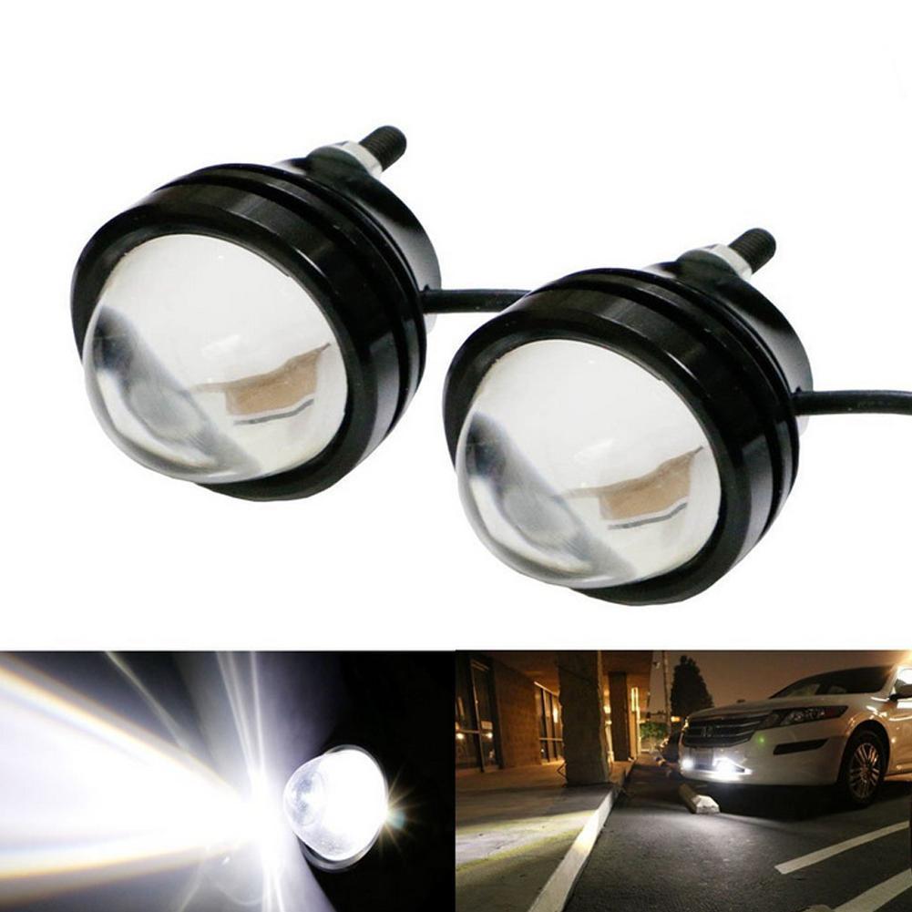 Waterproof Eagle Eye LED Fog light Red 23mm 12V For Boat Car Motorcycle 2X