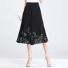 2026 Petite High Waist Floral Wide-Leg Culottes - Summer Thin Style