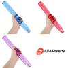 Life Palette Universal Crystal Shift with Bubble Includes 3 Adapters Knob, Bubble, Octagonal, 400mm, Design, (Purple)