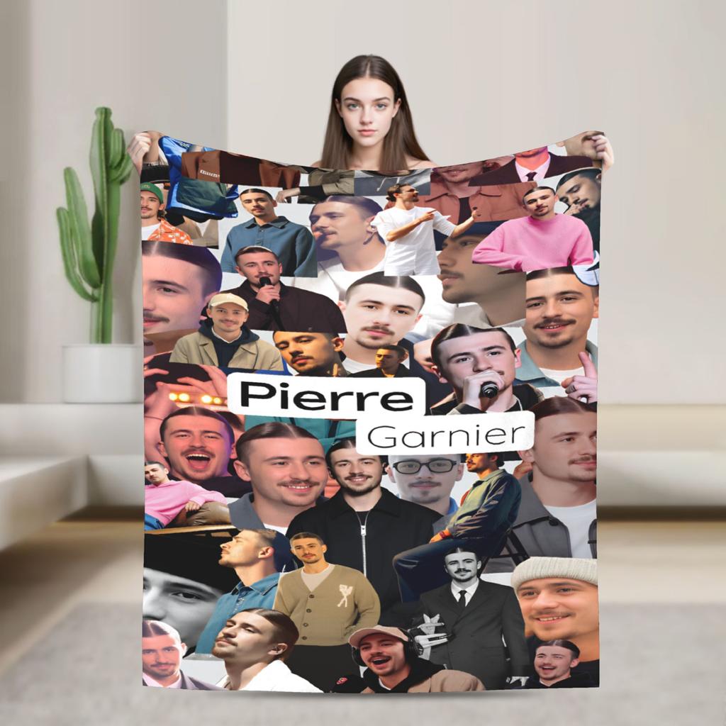 Pierre Edgar French Singer Blanket Soft Fashion Plush Bedding Throws For Children Chair Sofa Bed Flannel Bedspread Bed Cover