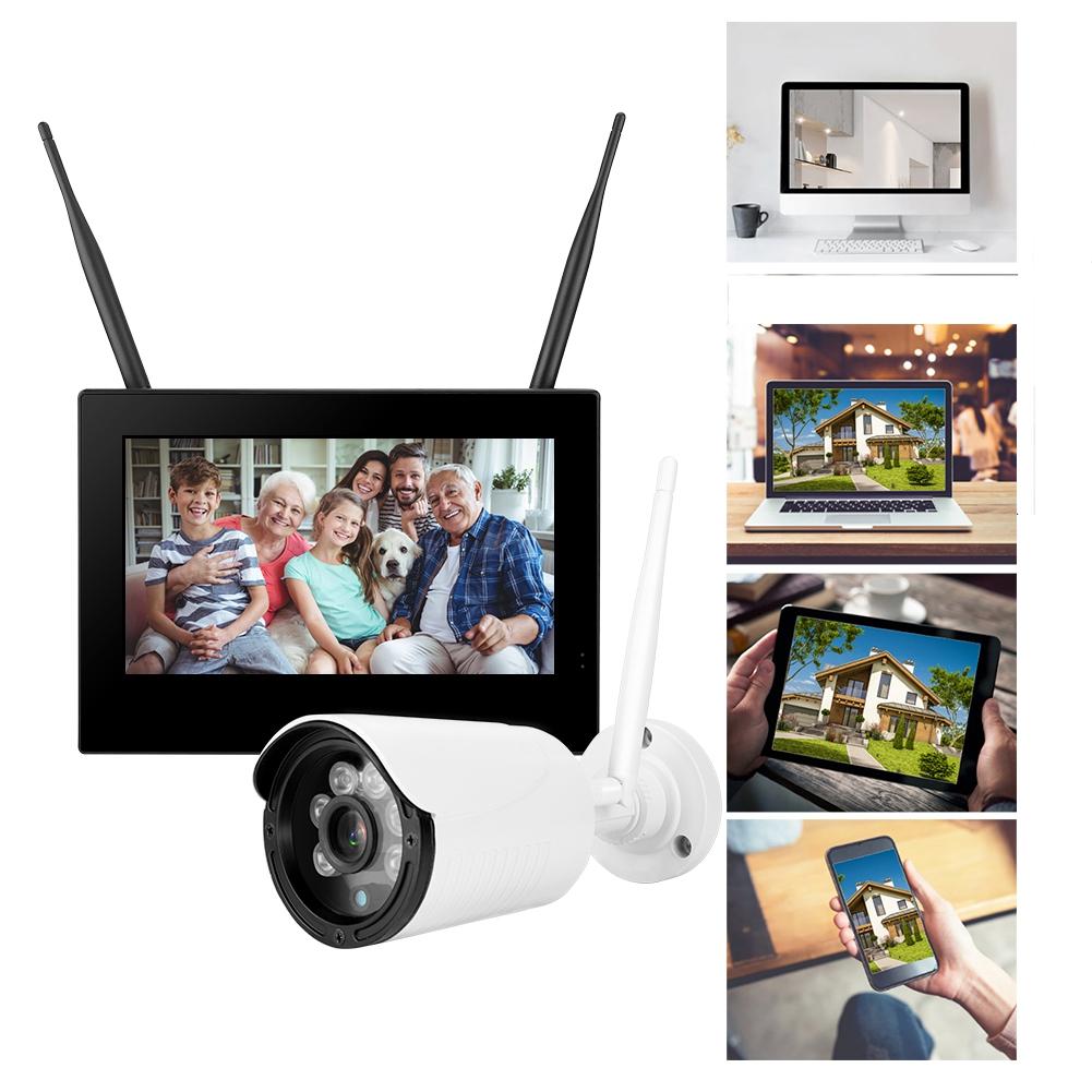 10in 1.3MP HD Wireless WIFI Baby Monitor 1 Camera Smart DVR Home Security System