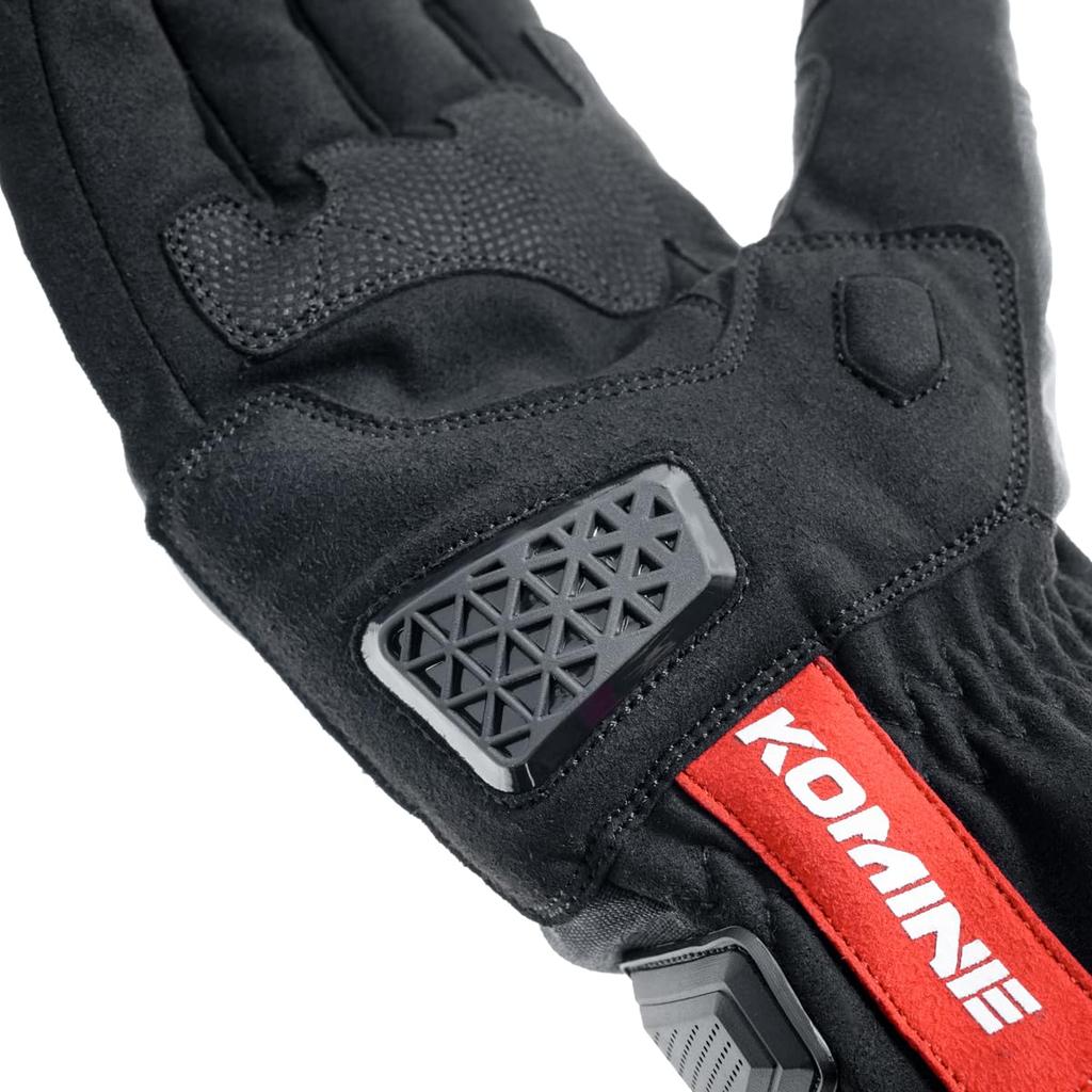 Komine Motorcycle Gloves Protect WP Winter Size S GK-857 Gloves, Black,