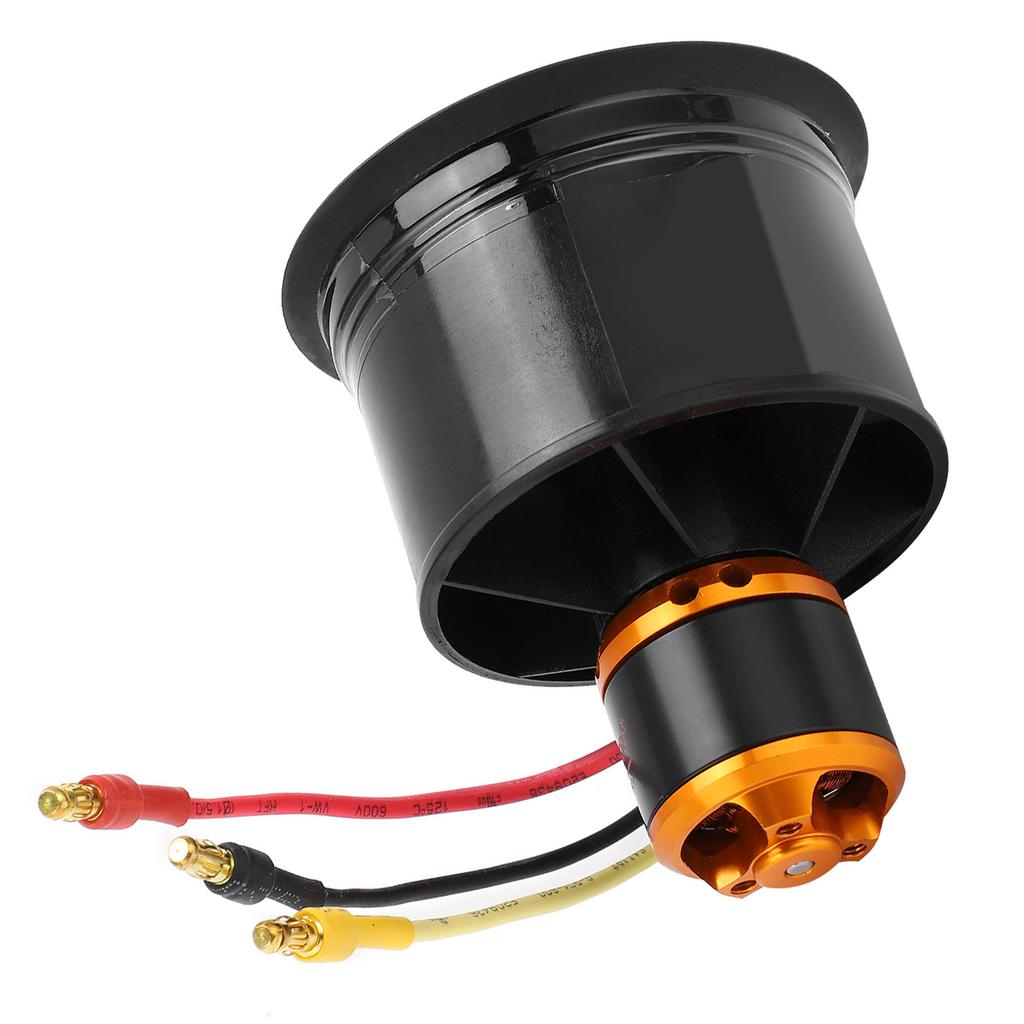 QXMotor 50mm EDF 12 Blades Ducted Fan with QF26115000KV 34S Brushless Motor for RC Airplane(CW )