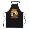 Kitchen Apron with Print Ready for Halloween Scary Funny Castle